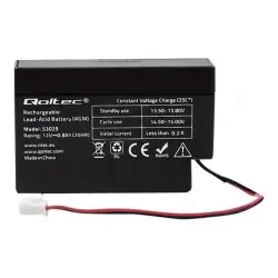 QOLTEC AGM battery 12V 0.8Ah max. 12A