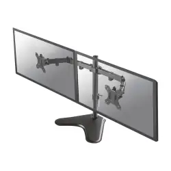 NEOMOUNTS D550DDBLACK Monitor Dual-DeskStand mount 10-32inch 2x8kg Full motion Tilt Swivel Pivot bacck