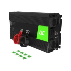 GREEN CELL Car Power Inverter 24V to 230V Pure Sine 1500W