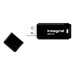 INTEGRAL INFD64GBBLK3.0 Integral pamięć USB 64GB Black, USB 3.0 with removable cap