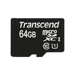 TRANSCEND TS64GUSDU1 Transcend karta pamięci Micro SDXC 64GB Class 10 UHS-I +adapter SD