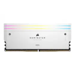 CORSAIR DOMINATOR TITANIUM RGB 64GB 2x32GB DDR5 6400MT/s DIMM Unbuffered 32-40-40-84 Std PMIC XMP 3.0 White Heatspreader 1.4V