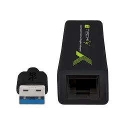 TECHLY Karta Sieciowa Adapter USB-A 3.0 Gigabit Ethernet RJ45