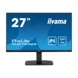 IIYAMA XU2793QS-B1 27inch ETE IPS-panel ULTRA SLIM LINE FreeSync 2560x1440 WQHD 1ms 300cd/m2 2x HDMI DP Speakers