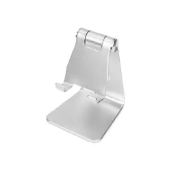 DIGITUS Aluminum Smartphone Stand foldable up to 6.5inch silver
