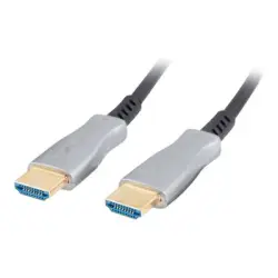 LANBERG Kabel HDMI M/M V2.0 10M Czarny Optyczny AOC