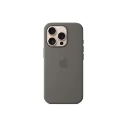 APPLE iPhone 16 Pro Silicone Case with MagSafe - Stone Gray