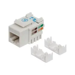 INTELLINET Moduł Keystone RJ45 UTP Cat5e Biały Punch-Down