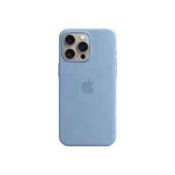 APPLE iPhone 15 Pro Max Silicone Case with MagSafe - Winter Blue