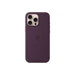 APPLE iPhone 16 Pro Max Silicone Case with MagSafe - Plum