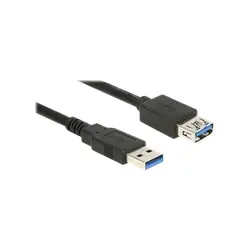 DELOCK 85055 Delock Kabel Przedłużacz USB 3.0 AM-AF, 1.5m, czarny