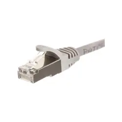 NETRACK BZPAT36F Netrack patchcord RJ45, osłonka zalewana, kat. 6 FTP, 3m szary