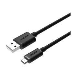 UNITEK Y-C4008BK Zestaw przewodów USB 2.0 - microUSB 3x 0 3m