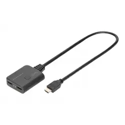 DIGITUS Rozdzielacz/Splitter HDMI 1x2 4K/60Hz Downscaling HDCP 2.2 HDR zasilany przez USB