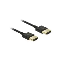 DELOCK 85117 Delock Kabel High Speed HDMI with Ethernet HDMI AM > HDMI AM 3D 4K 0.25m Slim