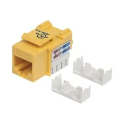 INTELLINET 210584 Intellinet Moduł Keystone Cat6 UTP RJ45 zaciskany żółty