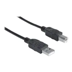 MANHATTAN 337779 Manhattan Kabel USB 2.0 A-B M/M 5m czarny