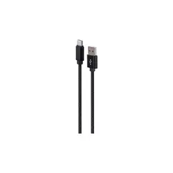 GEMBIRD Kabel USB Type-C w oplocie tekstylnym wtyki w osłonie metalowej 1.8m Czarny