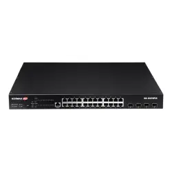 EDIMAX 24-Port Gigabit PoE Long rang 10GbE uplinks Switch