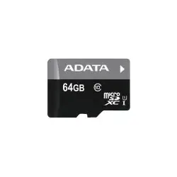 ADATA AUSDX64GUICL10-RA1 ADATA karta pamięci micro SDXC UHS-I 64GB (Video Full HD) +SDHC Adapter