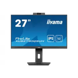 IIYAMA XUB2790QSUH-B1 27inch IPS QHD LED 250cd/m2 0.4ms DP HDMI USB-C USB-Hub 3xOut v3.2 Hello Webcam & Microphone Speakers Height A