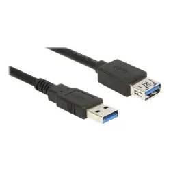 DELOCK 85056 Delock Kabel Przedłużacz USB 3.0 AM-AF, 2m, czarny