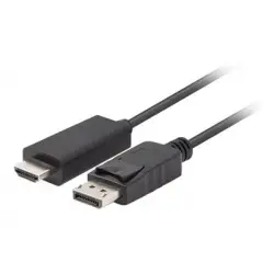 LANBERG Kabel DisplayPort M v1.1->HDMI M 1.8m czarny