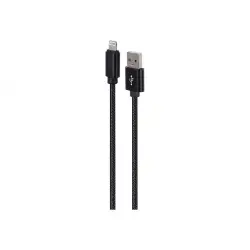 GEMBIRD Kabel USB - do 8 pin w oplocie tekstylnym wtyki w osłonie metalowej 1.8m Czarny