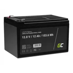 GREEN CELL battery Lithium-iron-phosphate LiFePO4 12V 12.8V 12Ah