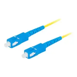 LANBERG fiber optic patchcord SM SC/UPC-SC/UPC simplex 2m LSZH g657a1 3.0mm yellow