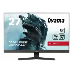 IIYAMA G2770HSU-B6 G-Master Red Eagle 27inch Fast IPS FHD FreeSync Premium 180Hz 1100:1 300cd/m2 0.2ms HDMI DP 4xUSB Black Speakers