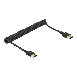 DELOCK HDMI Coiled Cable 4K 60Hz