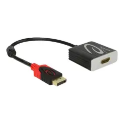 DELOCK adapter DisplayPort 1.4 male to HDMI female 4K 60 Hz active hdr