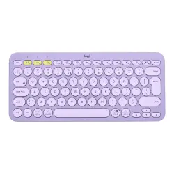 LOGITECH K380 Multi-Device Bluetooth Keyboard - LAVENDER LEMONADE - (US) INTL - INTNL