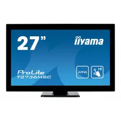 IIYAMA T2736MSC-B1 Monitor IIyama T2736MSC-B1 27, VA, Full HD, HDMI/DP/USB, głośniki