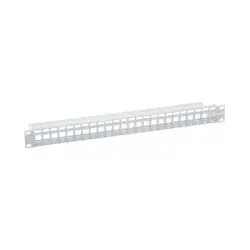 LOGILINK NK4044 LOGILINK- Patchpanel Keystone 24-portowy, nieekranowany, szary