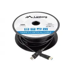 LANBERG kabel HDMI v2.1 8K M/M 100m optyczny AOC