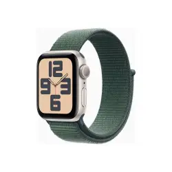 APPLE Watch SE GPS 40mm Starlight Aluminium Case with Lake Green Sport Loop