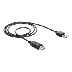 DELOCK 83370 Delock przedłużacz kabla EASY-USB 2.0-A męskie > USB 2.0-A żeńskie 1 m