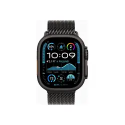 APPLE Watch Ultra 2 GPS + Cellular 49mm Black Titanium Case with Black Titanium Milanese Loop - M