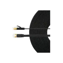EDIMAX CAT7 U-FTP AWG32 Bare copper Flat Patch cord 3M Black
