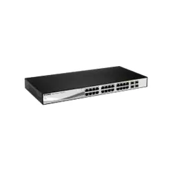 D-LINK 24-Port Layer2 Smart Managed Gigabit Switch dlink green 3.0 24x 10/100/1000Mbit/s TP RJ-45 Port4x TP Combo Port/SFP Slot