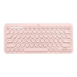 LOGITECH K380 Multi-Device Bluetooth Keyboard - ROSE - US INTL - INTNL