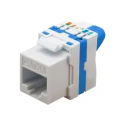 TECHLY Samozaciskowy Moduł Keystone RJ45 Kat.6A U/UTP