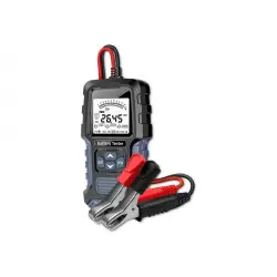 QOLTEC 52487 Cyfrowy tester akumulatora z wyświetlaczem LCD 12V 24V 3Ah 400Ah