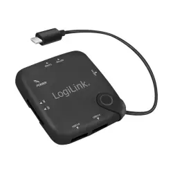 LOGILINK UA0345 LOGILINK - Hub wielofunkcyjny i czytnik kart OTG (On-The-Go) Micro-USB