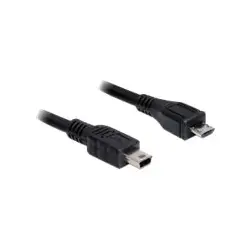 DELOCK 83177 Delock kabel USB micro-BM > USB mini BM, USB 2.0, 1 m