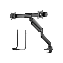 NEOMOUNTS Screen Desk Mount 17-32inch 2 screens topfix clamp & grommet