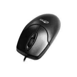 MEDIATECH MT1075K-PS2 OPTICAL MOUSE - Standardowa myszka optyczna, 3 przyciski + rolka, 800 cpi, PS/2