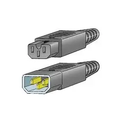 CISCO CAB-C15-CBN= Cisco Cabinet Jumper Power Cord, 250 VAC 13A, C14-C15 Connectors